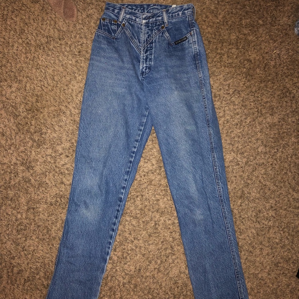 High rise mom jeans